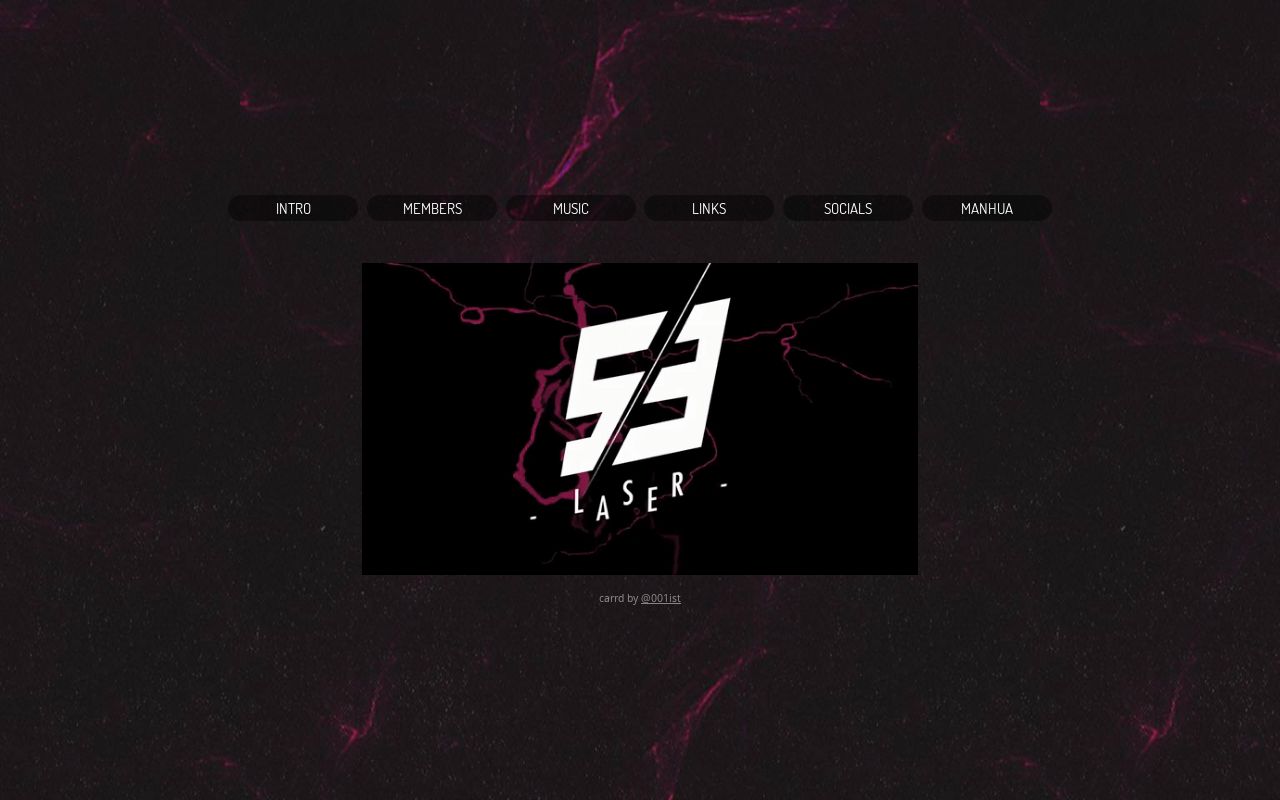 Carrd profile picture for @laser